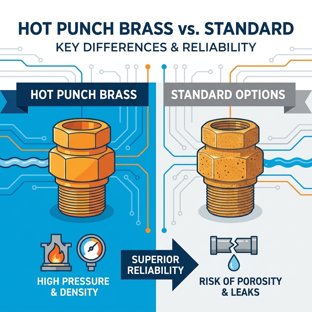 Compreendendo as conexões de latão Hot Punch versus opções padrão: principais diferenças